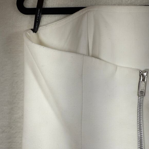 Israella Kobla Cream Langa Cut Out Strapless Mini Dress Sz 8 Spring Summer Party - Picture 5 of 11